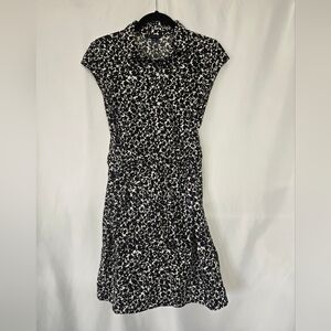 Tommy Hilfiger Black/White Casual Shirt Dress Size SP